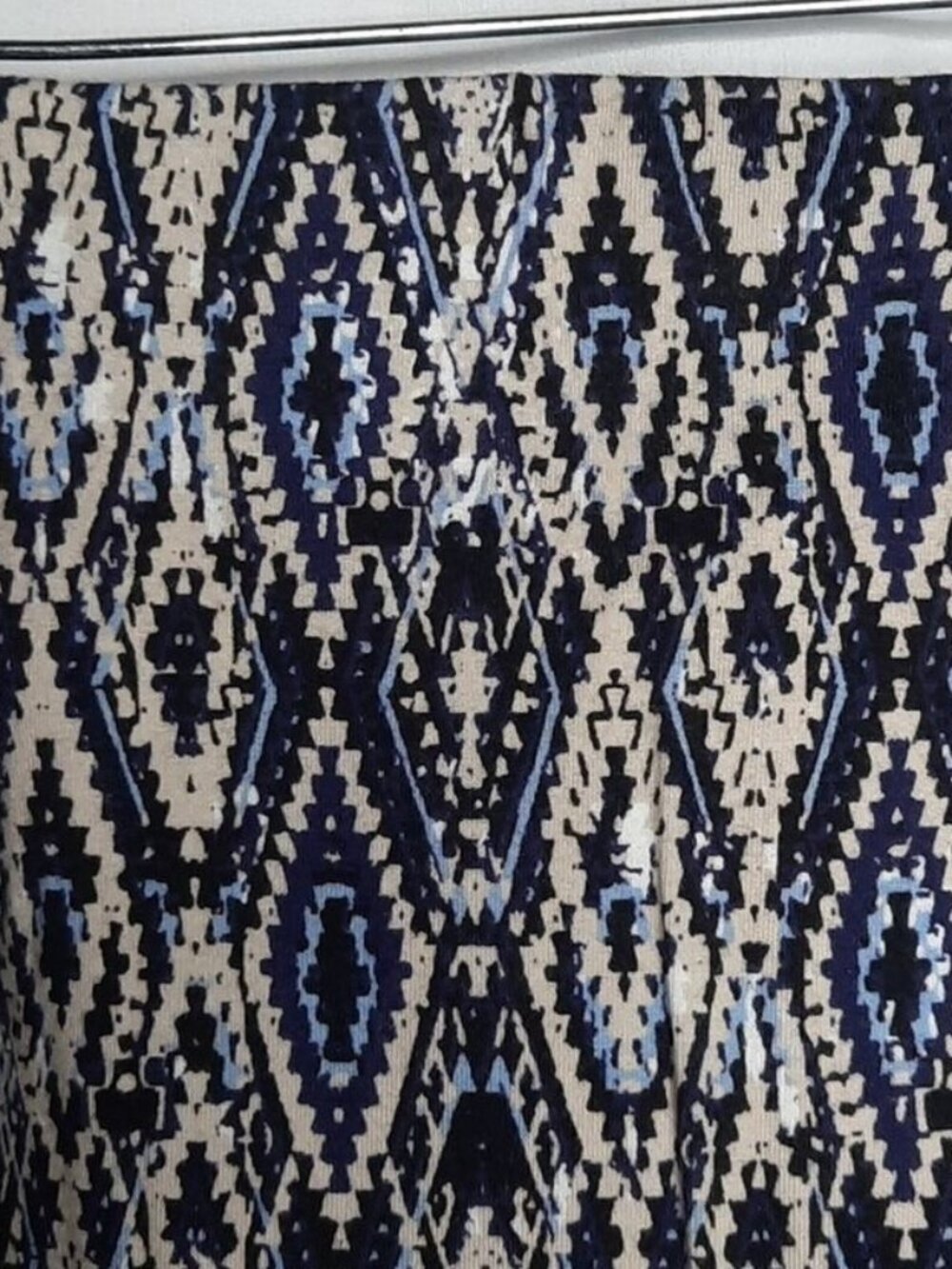 Women's Diamond Print Knit Pencil Skirt XS - Picture 2 of 3